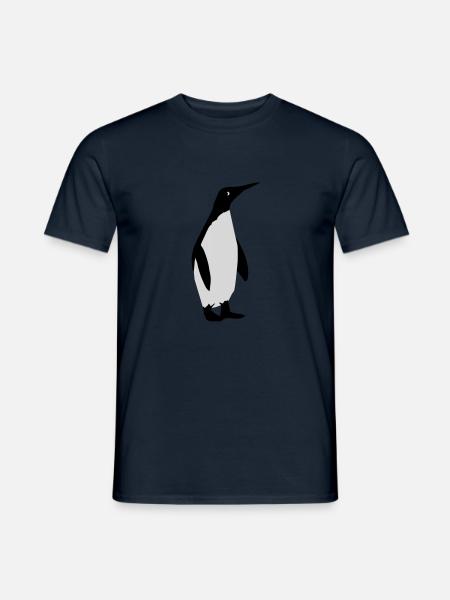 Pinguin - Männer T-Shirt - Navy