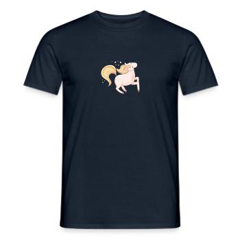 Pony for children - Men's T-Shirt - navy - Front - AI Model Male 178 light (178cm)