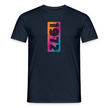 Millésime 1972 - T-shirt homme - marine - Devant - AI Model Male 178 light (178cm)