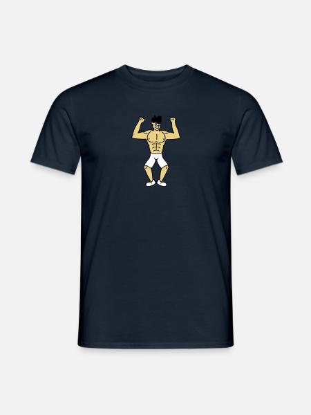 muscle_boy - T-shirt homme - marine