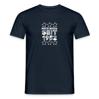 Bergsteiger 1952 - Männer T-Shirt - Navy - Vorne - AI Model Male 178 light (178cm)