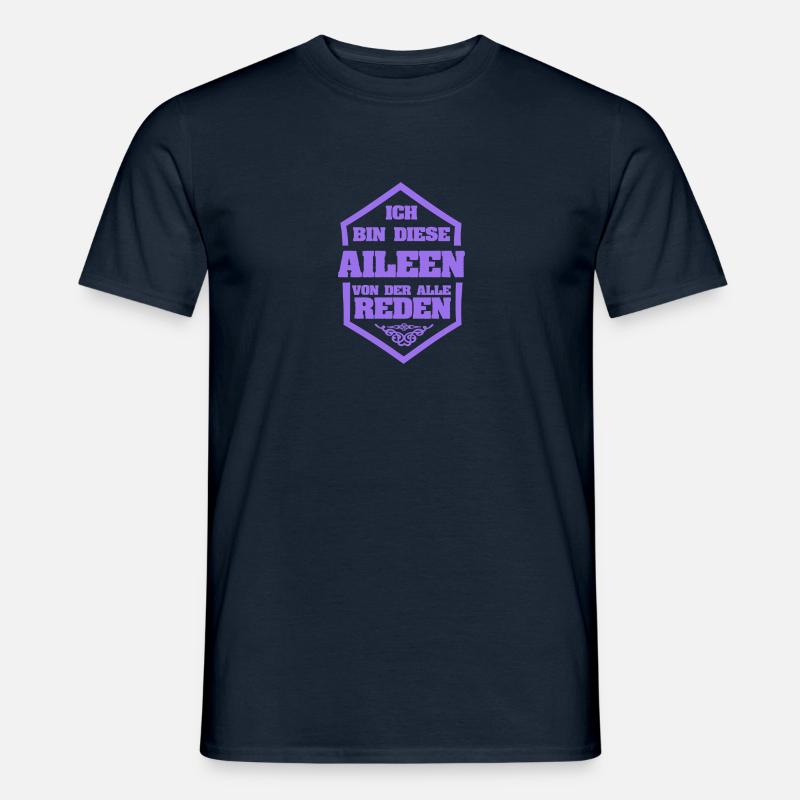 Rufname Aileen - Männer T-Shirt - Navy
