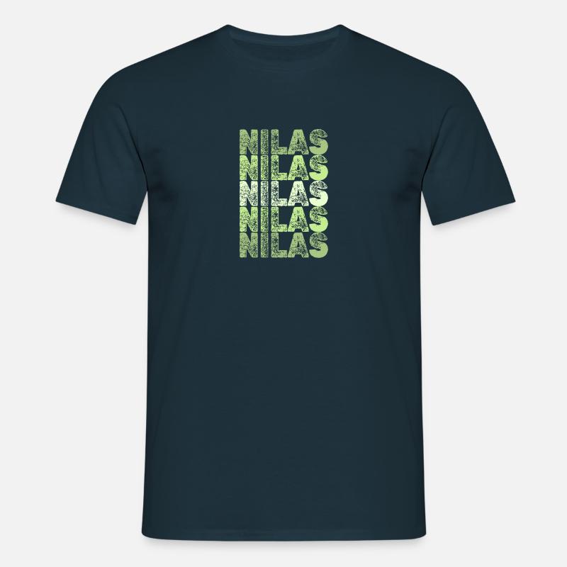 Nilas - Männer T-Shirt - Navy