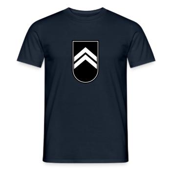 Abzeichen Badge Auszeichnung Armee Army 2c - Männer T-Shirt - Navy - Vorne - AI Model Male 178 light (178cm)