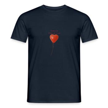 Jeder verdient Liebe Everybody Deserves Love - Men's T-Shirt - navy - Front - AI Model Male 178 light (178cm)
