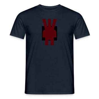 statue inca KACHKA - T-shirt homme - marine - Devant - AI Model Male 178 light (178cm)