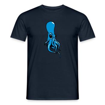 Tintenfisch oktopus cool gefährlich - Männer T-Shirt - Navy - Vorne - AI Model Male 178 light (178cm)