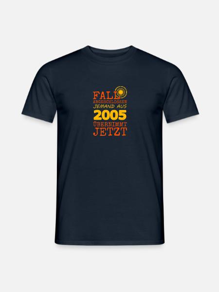 abgeschlossen 2005 - Männer T-Shirt - Navy
