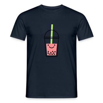 Bubble Tea - T-shirt homme - marine - Devant - AI Model Male 178 light (178cm)