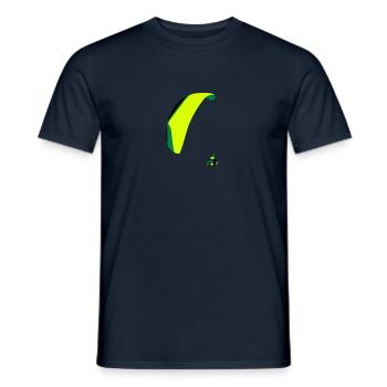 Paraglider Acro - T-shirt homme - marine - Devant - AI Model Male 178 light (178cm)