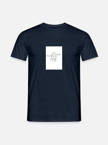 bad love - Männer T-Shirt - Navy