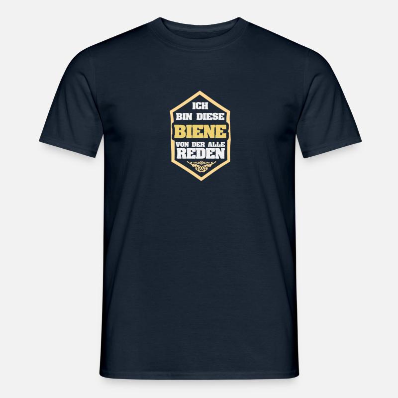 Gift for Bee - Men's T-Shirt - navy