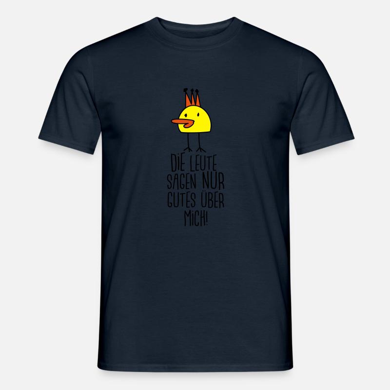 Die gute Ente (Spruch) - Männer T-Shirt - Navy