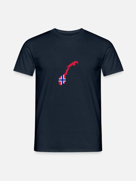 Norwegen - Männer T-Shirt - Navy