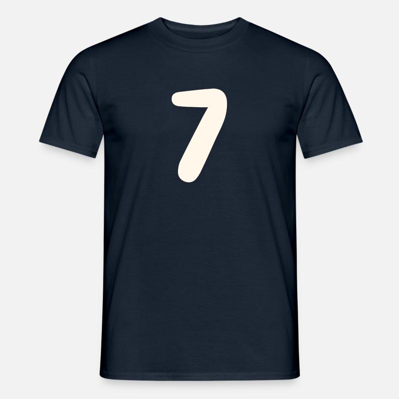 7 - Männer T-Shirt - Navy