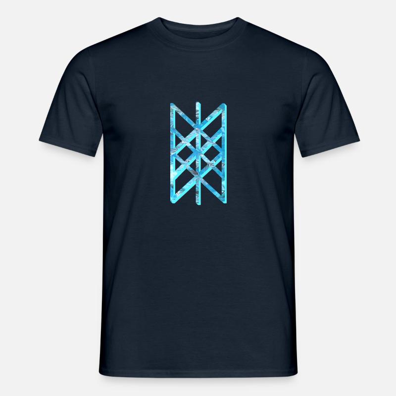 netz der wyrd e 78 - Männer T-Shirt - Navy