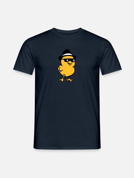 poussins doux - T-shirt homme - marine
