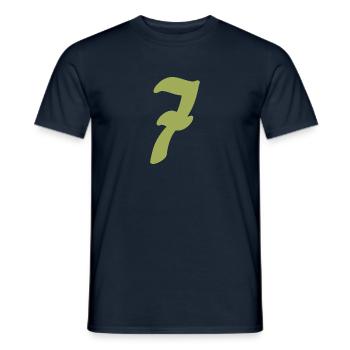 7 - T-shirt homme - marine - Devant - AI Model Male 178 light (178cm)