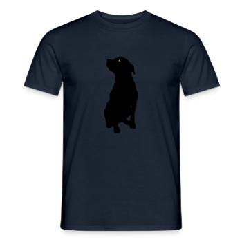 Chien - T-shirt homme - marine - Devant - AI Model Male 178 light (178cm)