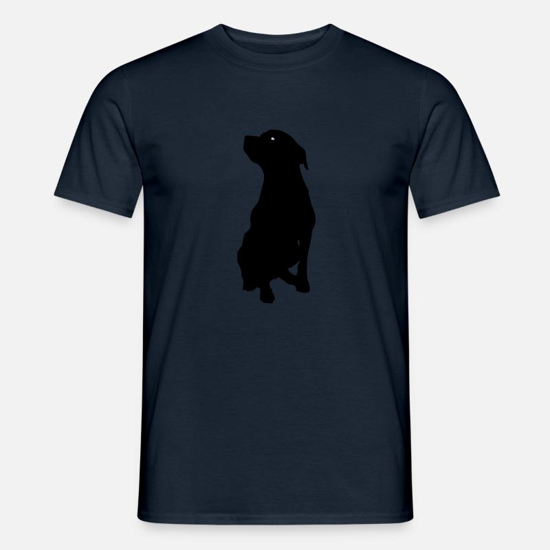 Hund - Männer T-Shirt - Navy