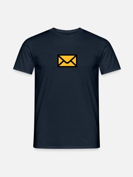 Letter envelope - Men's T-Shirt - navy