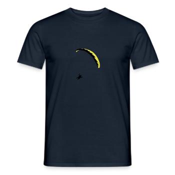 Paraglider Paragliding - T-shirt homme - marine - Devant - AI Model Male 178 light (178cm)