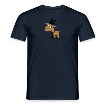 Goat - T-shirt homme - marine - Devant - AI Model Male 178 light (178cm)