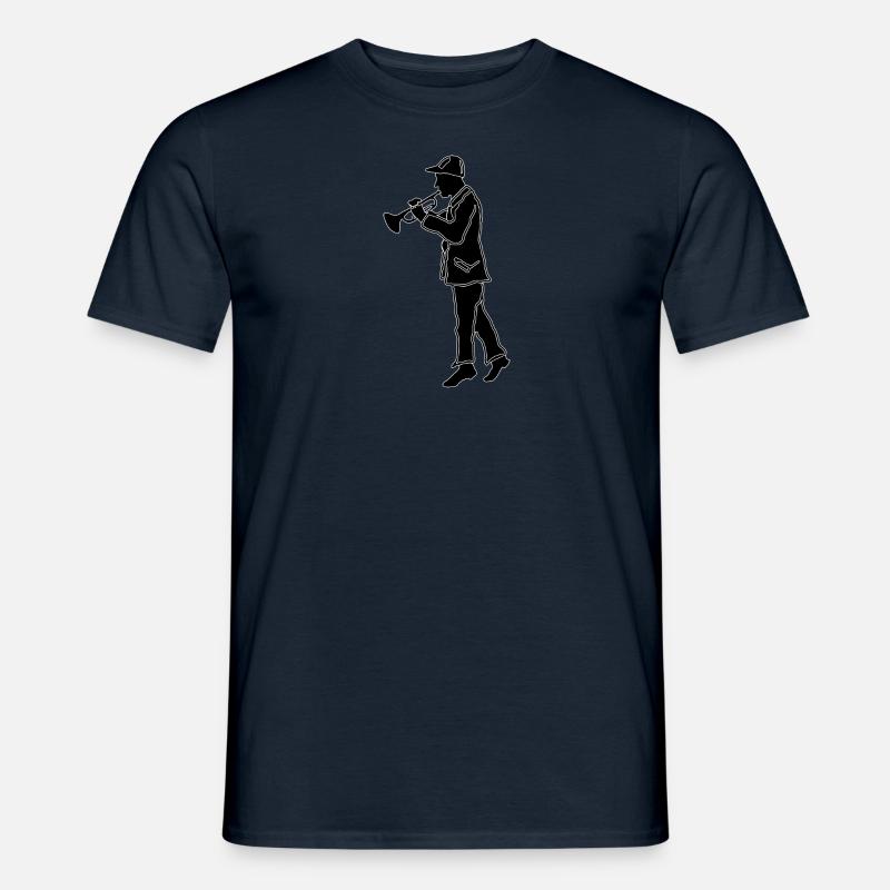 trompeter - Männer T-Shirt - Navy