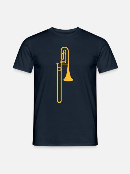 Posaune - Männer T-Shirt - Navy
