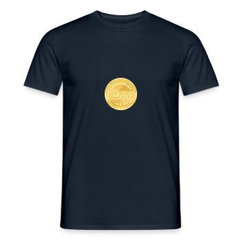 Prénom Lenni - T-shirt homme - marine - Devant - AI Model Male 178 light (178cm)