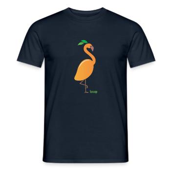 flamango - Männer T-Shirt - Navy - Vorne - AI Model Male 178 light (178cm)