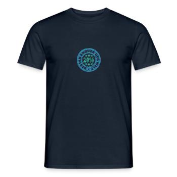 Vintage 2016 - Men's T-Shirt - navy - Front - AI Model Male 178 light (178cm)