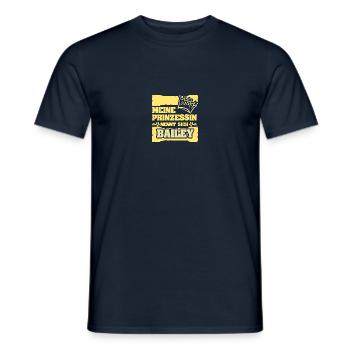 Mädchenname Bailey - Männer T-Shirt - Navy - Vorne - AI Model Male 178 light (178cm)