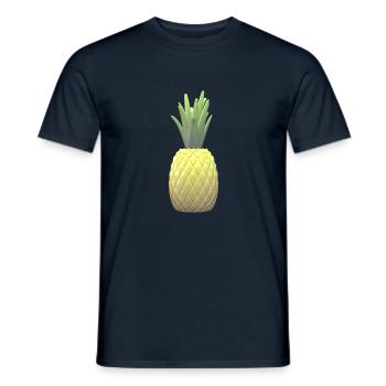 Pineapple Fruit Pineapple Healthy - Men's T-Shirt - navy - Front - AI Model Male 178 light (178cm)