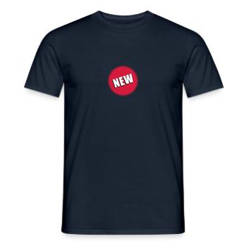 new_3c - Männer T-Shirt - Navy - Vorne - AI Model Male 178 light (178cm)