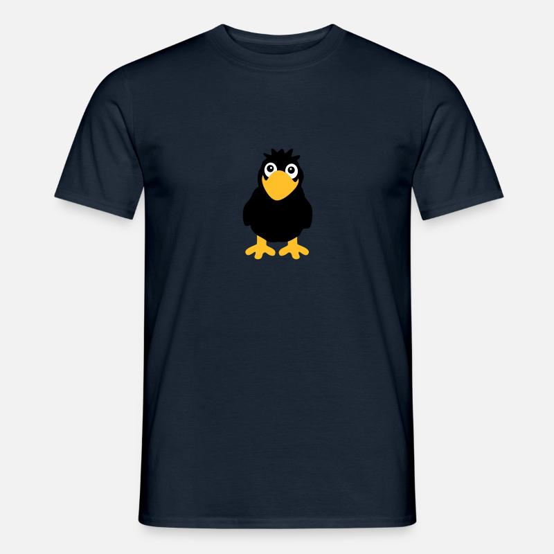 Rabe - Männer T-Shirt - Navy