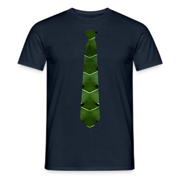 Cravate pour les garçons de la nature - T-shirt homme - marine - Devant - AI Model Male 178 light (178cm)