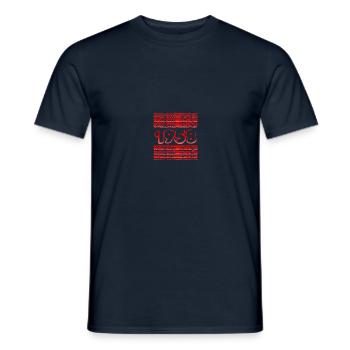 Year 1958 - Men's T-Shirt - navy - Front - AI Model Male 178 light (178cm)