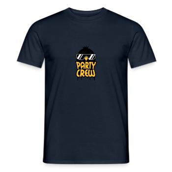Cool Party Crew Penguin - Men's T-Shirt - navy - Front - AI Model Male 178 light (178cm)