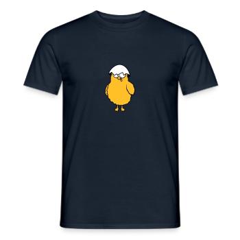 Crazy funny chicks - Men's T-Shirt - navy - Front - AI Model Male 178 light (178cm)