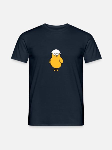 Crazy funny chicks - Men's T-Shirt - navy