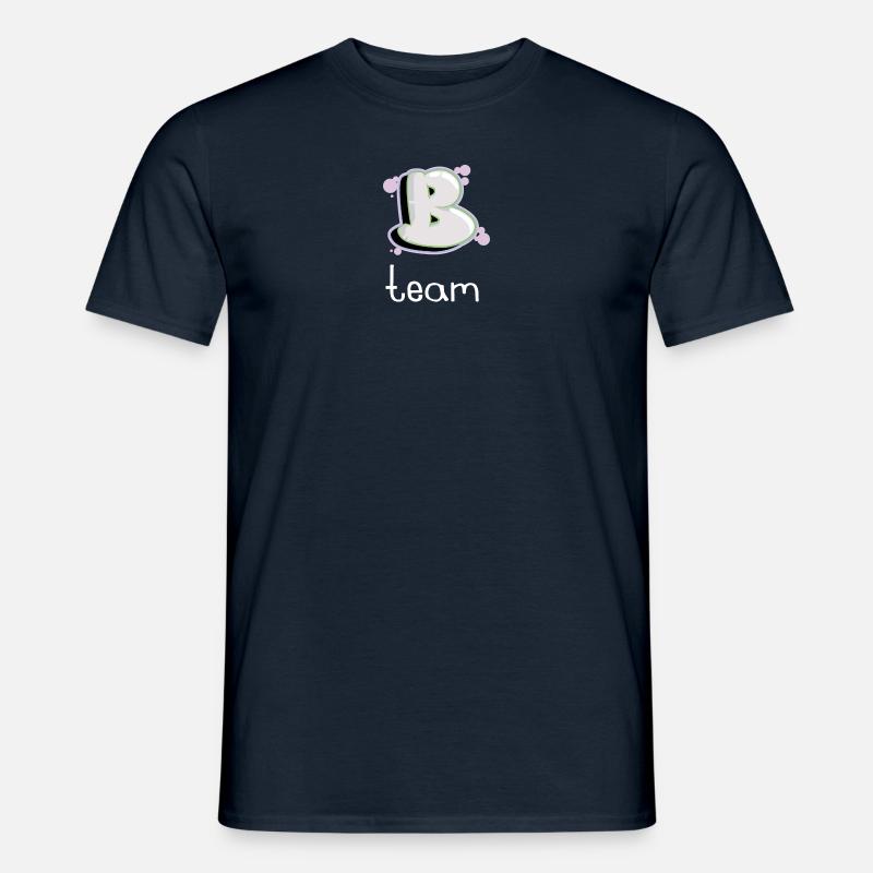 team B - Männer T-Shirt - Navy