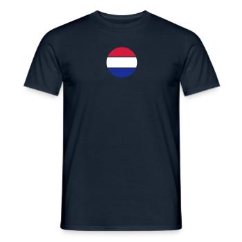 niederlande_rund_50 - Männer T-Shirt - Navy - Vorne - AI Model Male 178 light (178cm)