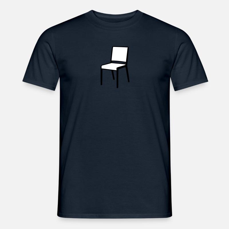 Stuhl - Männer T-Shirt - Navy