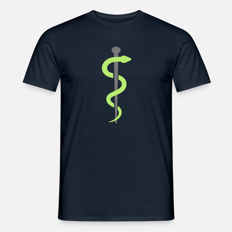 aesculapius - Männer T-Shirt - Navy