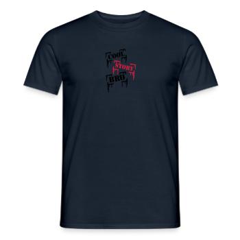 Cool Story BRO - Men's T-Shirt - navy - Front - AI Model Male 178 light (178cm)