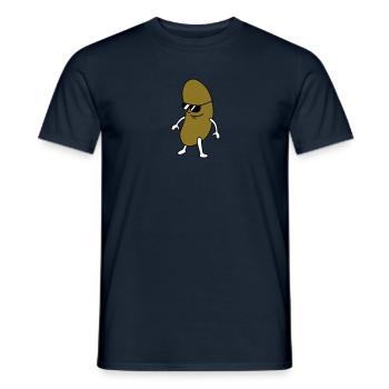 Cool Bean - T-shirt homme - marine - Devant - AI Model Male 178 light (178cm)