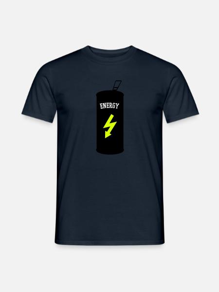 Energy Drink - Männer T-Shirt - Navy