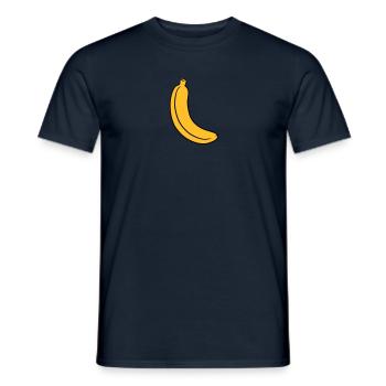 banane - Männer T-Shirt - Navy - Vorne - AI Model Male 178 light (178cm)