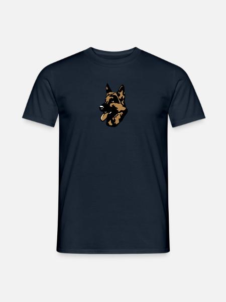 Dog Dobermann - Men's T-Shirt - navy